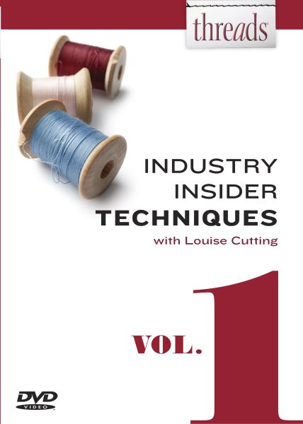 Cover art for Threads industry insider techniques : Vol. 1 [DVD videorecording] / written by Louise Cutting, Carol J. Fresia, Judith Neukam ; produced by Jessica Aframe ; directed & edited by Gary Junken.