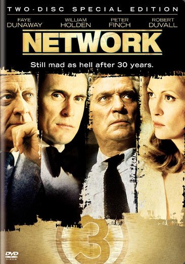 Cover art for Network [DVD videorecording] / Metro Goldwyn Mayer ; by Paddy Chayefsky ; produced by Howard Gottfried ; directed by Sidney Lumet.