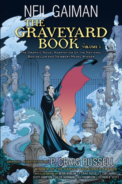 Cover art for The Graveyard Book. Volume 1