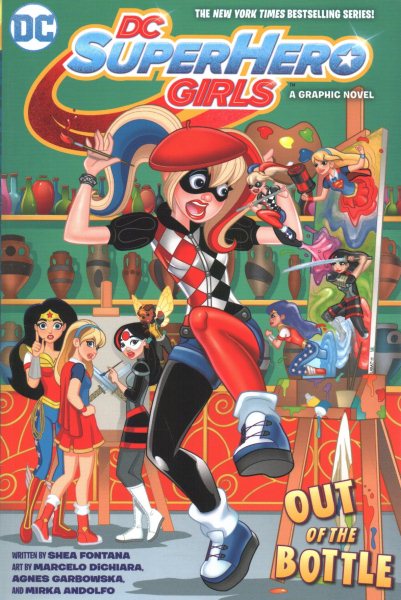 Cover art for DC Super Hero Girls. Out of the Bottle: A Graphic Novel
