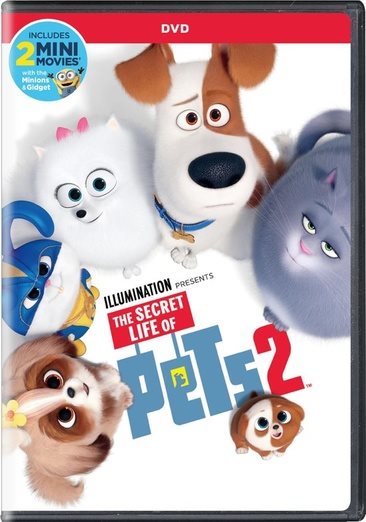 Cover art for The secret life of pets 2 [DVD videorecording] / Universal Pictures presents   a Chris Meledandri production   directed by Chris Renaud   produced by Chris Meledandri, Janet Healy   written by Brian
