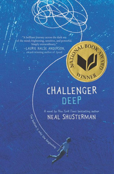Cover art for Challenger deep / Neal Shusterman   illustrations by Brendan Shusterman.