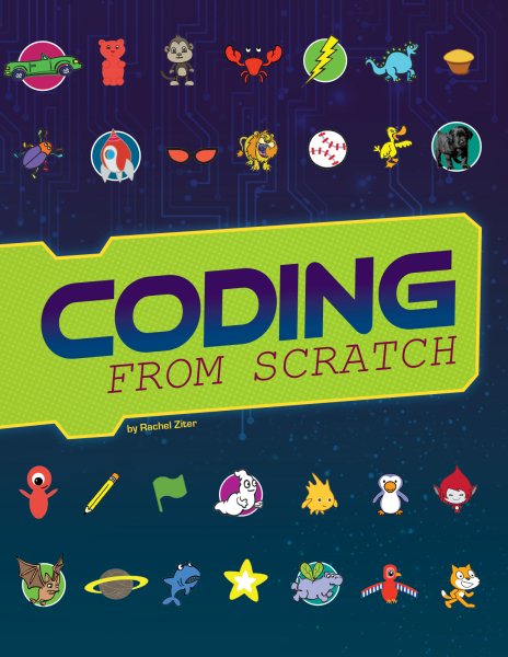 Cover art for Coding from Scratch / by Rachel Ziter.