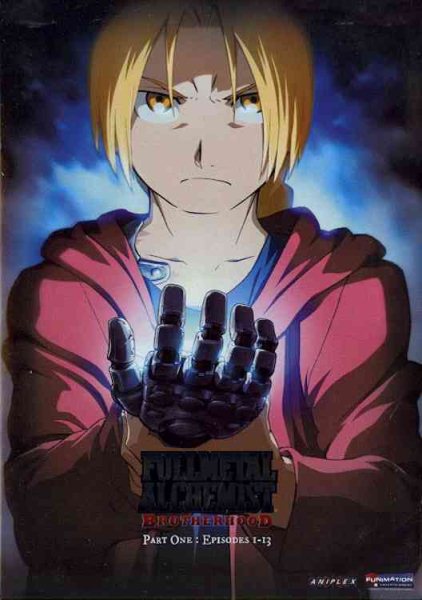 Cover art for Fullmetal alchemist. Brotherhood. Part 1 [DVD videorecording] / Produced by FA Project, Aniplex, Square Enix, BONES   original work, Hiromu Arakawa   director, Yasuhiro Irie   producers, Hiroo