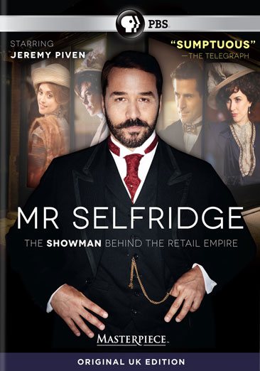 Cover art for Mr. Selfridge. Season 1 [DVD videorecording] / ITV Studios Limited. created by Andrew Davies   written by Andrew Davies, Kate Brooke and Kate O'Riordan   produced by Chrissy Skinns   directed by Jon