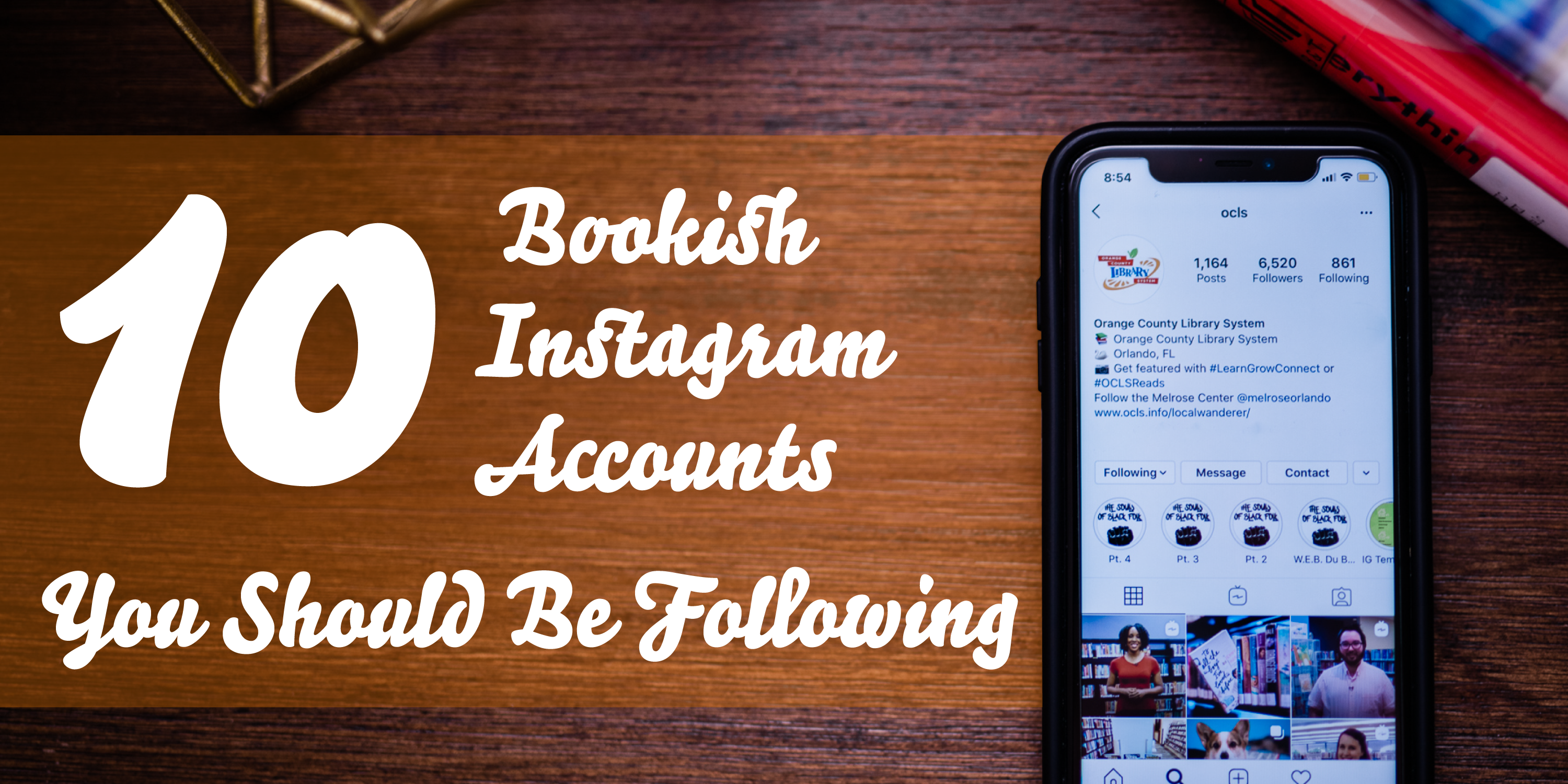 10 Bookish Instagram Accounts You Should Be Following