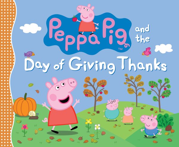 Cover art for Peppa Pig and the day of giving thanks.
