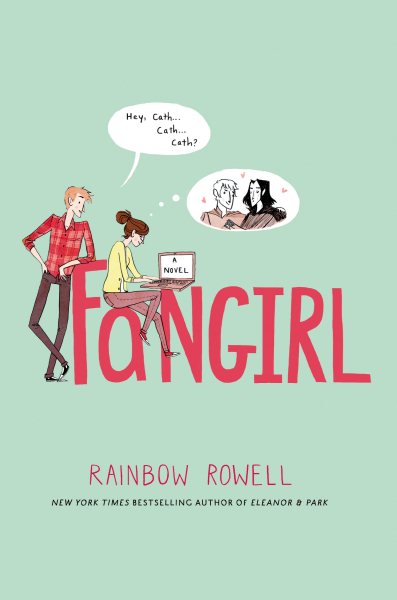 Cover art for Fangirl / Rainbow Rowell.
