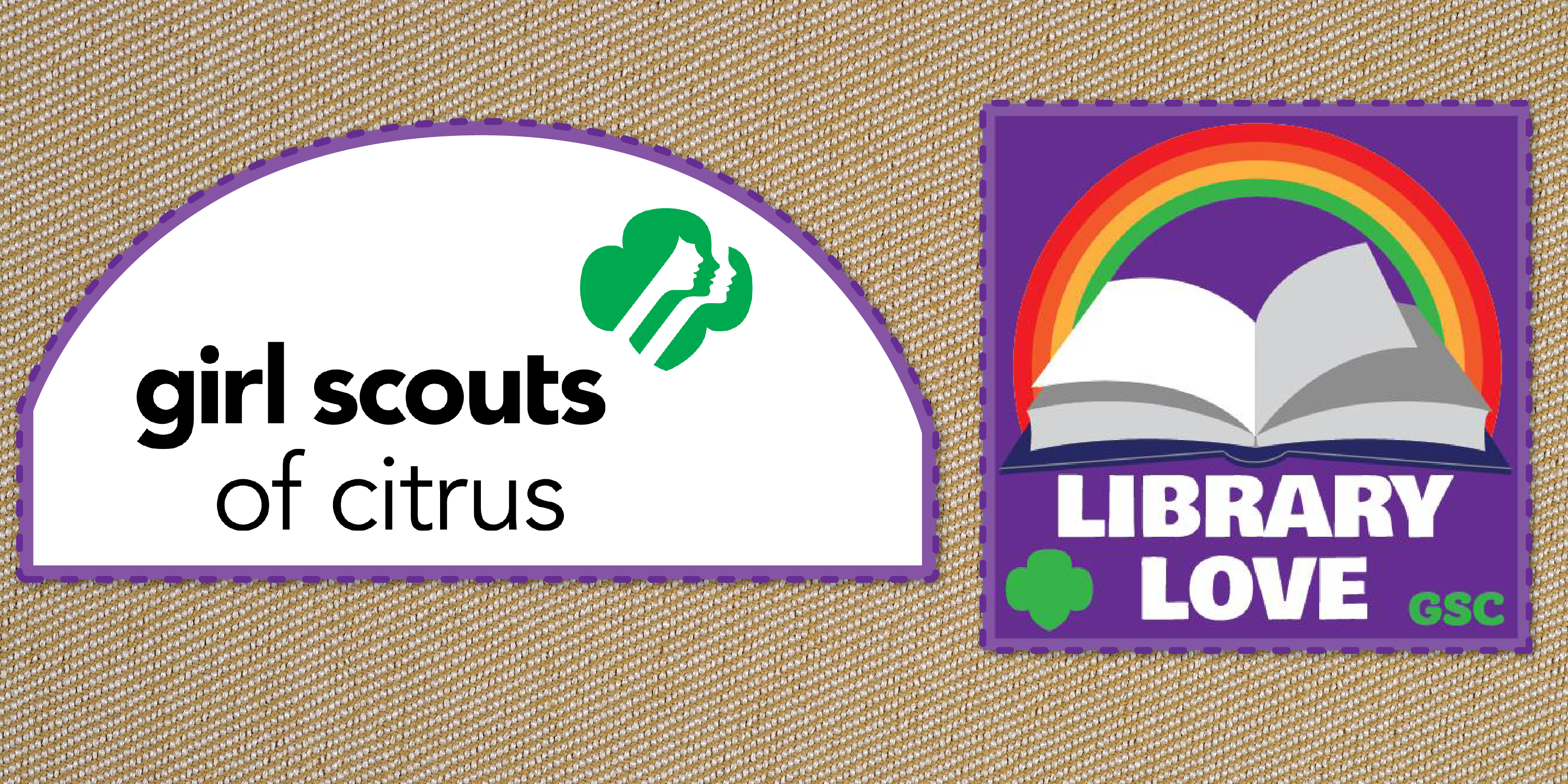 Girl Scouts of Citrus - Library Love Patch