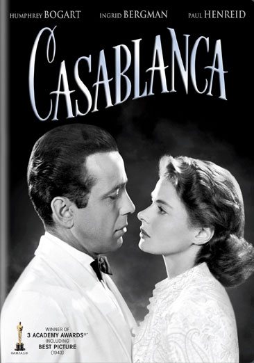 Cover art for CASABLANCA [DVD videorecording] / Warner Brothers Pictures presents a Hal B. Wallis production   directed by Michael Curtiz   screenplay by Julius J. and Philip G. Epstein and Howard Koch