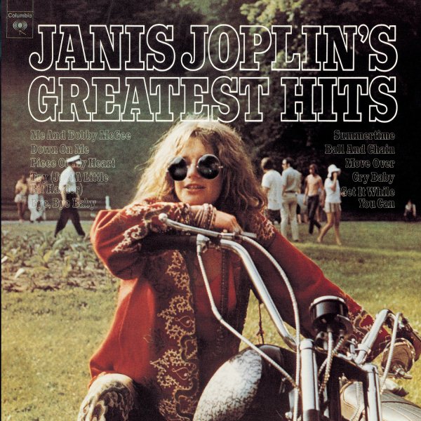 Cover art for Janis Joplin's greatest hits [CD sound recording].