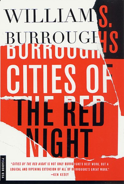 Cover art for Cities of the red night / by William S. Burroughs.