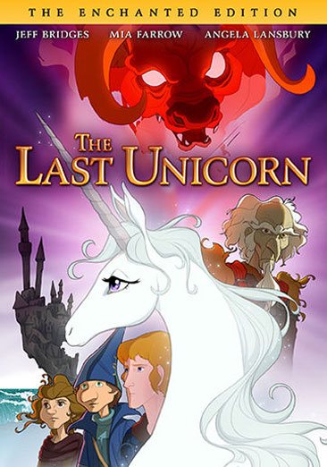 Cover art for The last unicorn [DVD videorecording] / a Rankin/Bass production for ITC Entertainment   produced & directed by Arthur Rankin Jr. & Jules Bass   screenplay by Peter S. Beagle based on his novel.