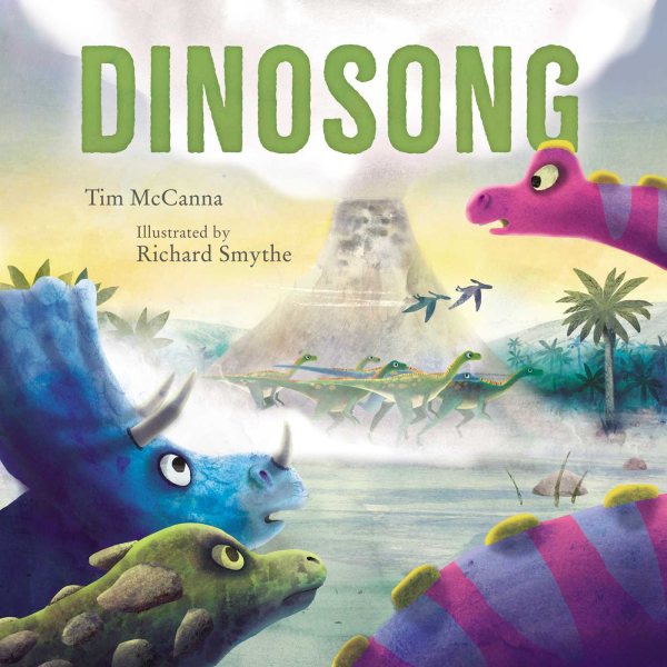 Cover art for Dinosong / Tim McCanna   illustrated by Richard Smythe.
