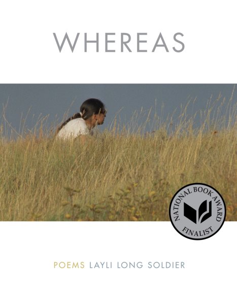 Cover art for Whereas / Layli Long Soldier.