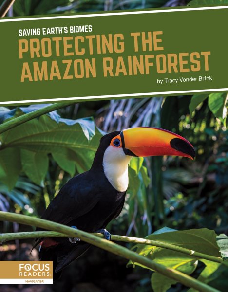 Cover art for Protecting the Amazon rainforest / by Tracy Vonder Brink.