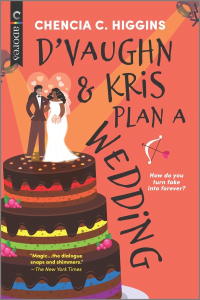 Cover art for D'Vaughn and Kris plan a wedding / Chencia C. Higgins.