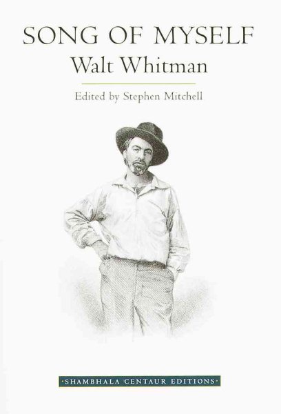 Cover art for Song of myself / Walt Whitman   edited by Stephen Mitchell.