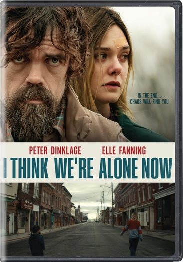 Cover art for I think we're alone now