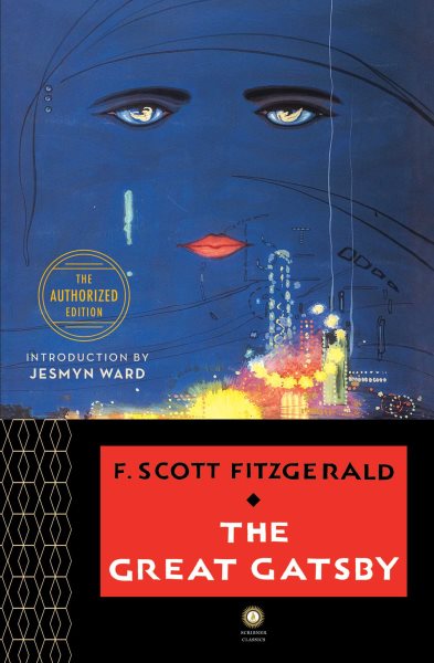 Cover art for The great Gatsby, by F. Scott Fitzgerald.