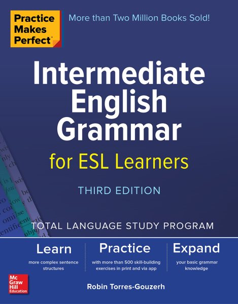 Cover art for Intermediate English grammar for ESL learners / Robin Torres-Gouzerh.