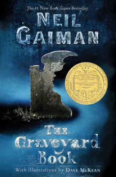 Cover art for The graveyard book / Neil Gaiman   with illustrations by Dave McKean.