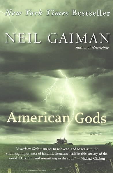 Cover art for American gods / Neil Gaiman.