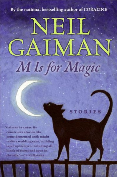 Cover art for M is for magic / Neil Gaiman   illustrations by Teddy Kristiansen.