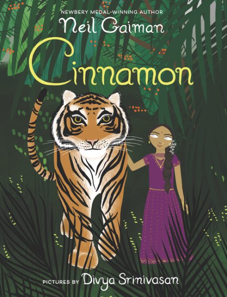 Cover art for Cinnamon / Neil Gaiman   pictures by Divya Srinivasan.
