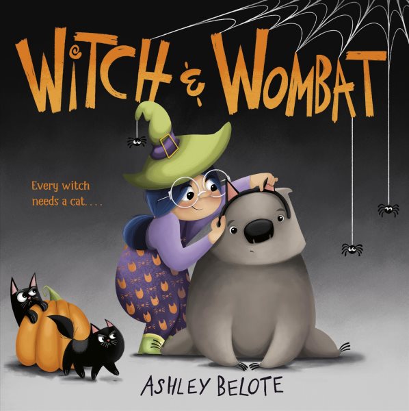 Cover art for Witch & wombat / by Ashley Belote.