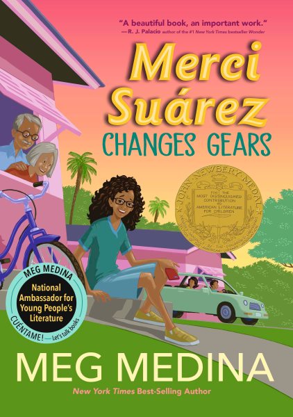 Cover art for Merci Suárez changes gears / Meg Medina.
