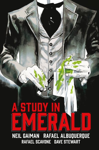 Cover art for A study in emerald / Neil Gaiman