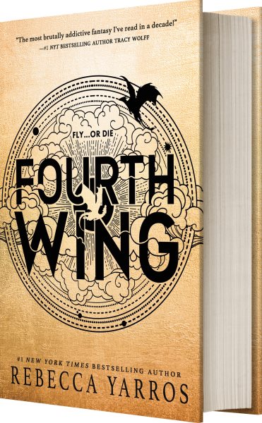 Cover art for Fourth wing / Rebecca Yarros.