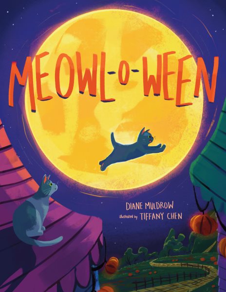 Cover art for Meowl-o-ween / Diane Muldrow   illustrated by Tiffany Chen.