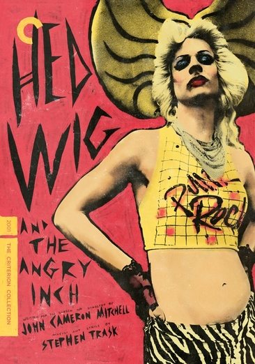 Cover art for Hedwig and the Angry Inch [DVD videorecording] / FineLine Features   New Line Cinema presents a Killer Films production   animation sequences and art work by Emily Hubley   music