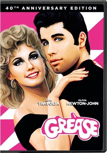 Cover art for Grease [DVD videorecording] / Paramount Pictures presents   a Robert Stigwood/Allan Carr production   produced by Robert Stigwood and Allan Carr   adaptation by Allan Carr   screenplay by Bronté Woodard   directed by Randal Kleiser.