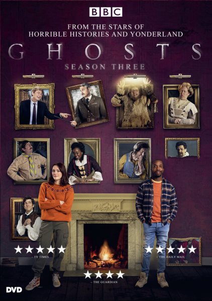 Cover art for Ghosts. Season 3 [DVD videorecording] / a Monumental Television production   in association with Them There for BBC   written and created by Mathew Baynton