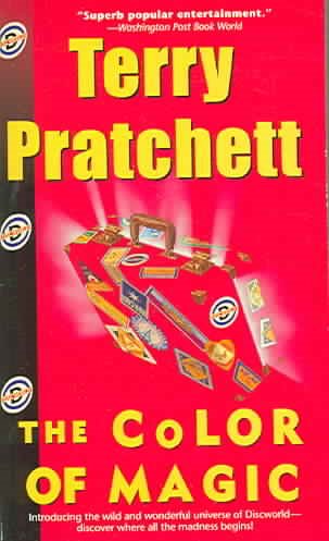 Cover art for The color of magic : a Discworld novel / Terry Pratchett.
