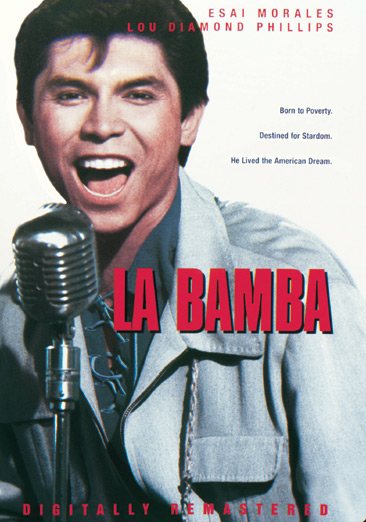 Cover art for LA BAMBA [DVD videorecording] / Columbia Pictures presents a New Visions production   produced by Taylor Hackford and Bill Borden   written and directed by Luis Valdez.