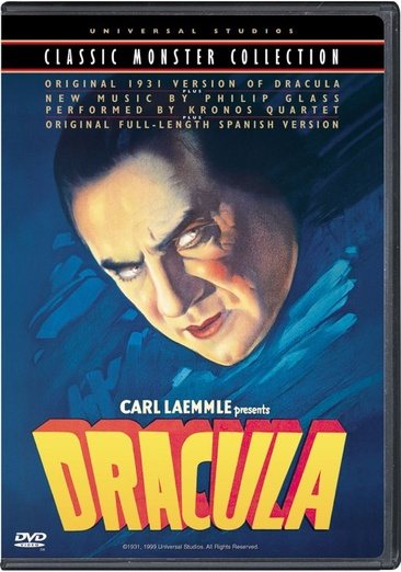Cover art for DRACULA [DVD videorecording] / Universal Studios   English version produced by Carl Laemmle