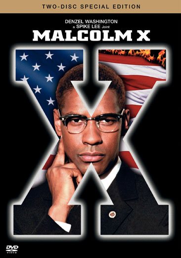 Cover art for Malcolm X [DVD videorecording] / Warner Bros. presents in association with Largo International N.V.   a 40 Acres and a Mule Filmworks production   produced by Marvin Worth and Spike Lee   screenplay by Arnold Perl and Spike Lee   directed by Spike Lee.