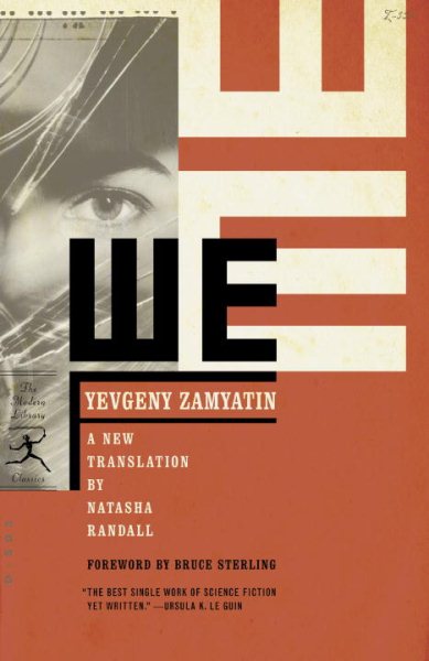 Cover art for We / Yevgeny Zamyatin   a new translation