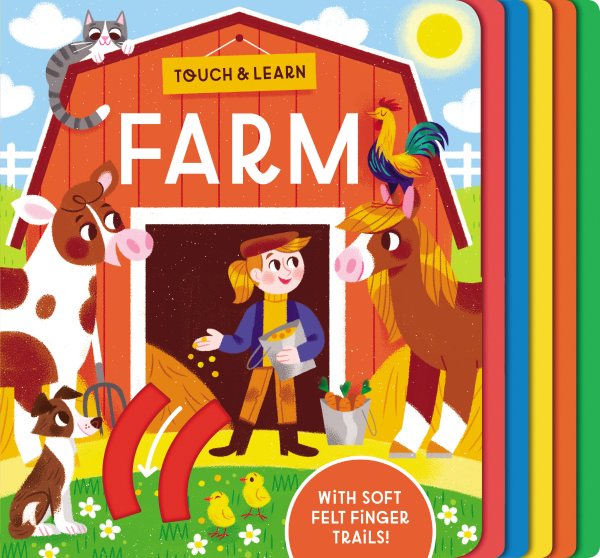 Cover art for Farm [BOARD BOOK] / Becky Davies   illustrated by Mei Stoyva.