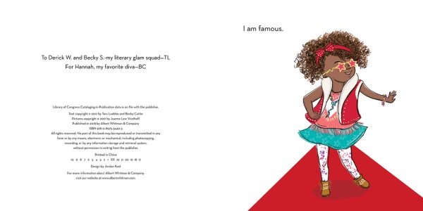 Cover art for I am famous / by Tara Luebbe and Becky Cattie   pictures by Joanne Lew-Vriethoff.