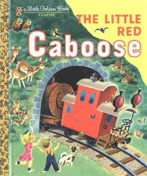 Cover art for The little red caboose / story by Marian Potter   pictures by Tibor Gergely.