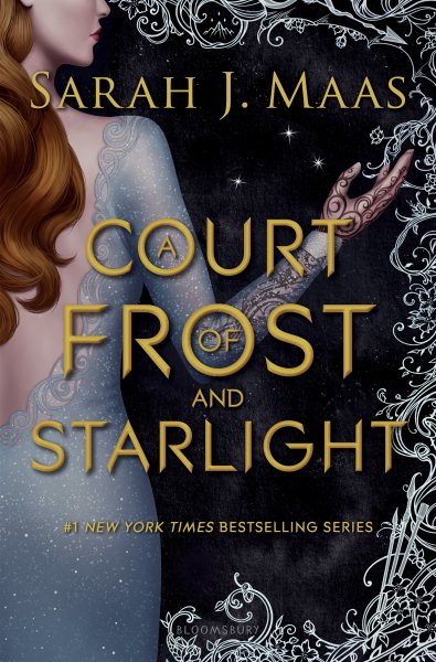 Cover art for A court of frost and starlight / by Sarah J. Maas.