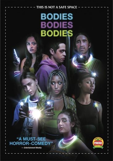 Cover art for Bodies bodies bodies [DVD videorecording] / directed by Halina Reijn   screenplay by Sara DeLappe   produced by David Hinojosa