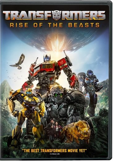 Cover art for Transformers. Rise of the beasts [DVD videorecording] / directed by Steven Caple Jr.   screenplay by Joby Harold and Darnell Metayer & Josh Peters and Erich Hoeber & Jon Hoeber   story by Joby Harold   produced by Lorenzo di Bonaventura