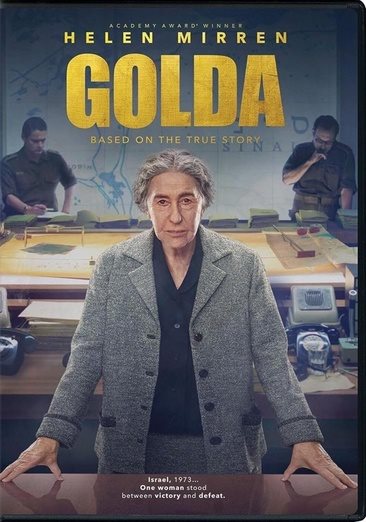 Cover art for Golda [DVD videorecording] / directed by Guy Nattiv   written by Nicholas Martin   produced by Michael Kuhn