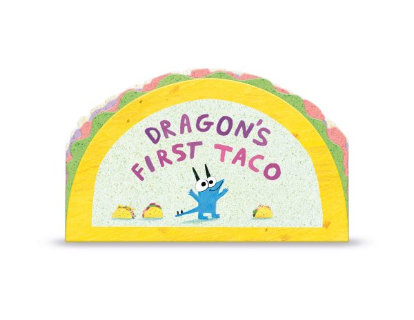 Cover art for Dragon's first taco [BOARD BOOK] / Adam Rubin   illustrated by Daniel Salmieri.